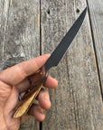 Western Paring Knife 3.75" — Koa & Brass