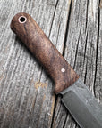 Mountain Scout Knife — Spalted Maple & Copper
