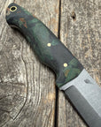 Valence Bushcrafter — Burl Micarta & Linen