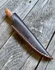 Western Paring Knife 3.75" — Terra-Cotta Burl Micarta & Linen
