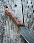 Quille Pocket EDC knife — Maple Burl & Linen