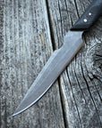 Quille Pocket EDC knife — Linen Micarta & copper