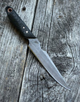 Quille Pocket EDC knife — Linen Micarta & copper