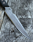 Quille Pocket EDC knife — Linen Micarta & copper