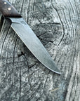 Ocelot Pocket EDC knife — Redwood Burl & copper
