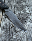 Ocelot Pocket EDC knife — Linen Micarta & copper