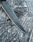 Quille Pocket EDC knife — Redwood Burl & copper