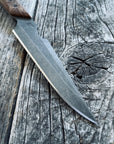 Quille Pocket EDC knife — Maple Burl & Linen