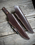 Valence Bushcrafter — buckeye burl & Linen Micarta