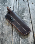 Quille Pocket EDC knife — Maple Burl & Linen