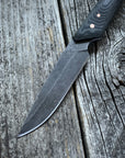 Ocelot Pocket EDC knife — Linen Micarta & copper