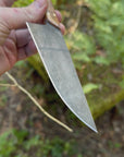 Western Mini-Chef's Knife — Zebrawood & Brass