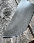 Western Cleaver 7” — Maple Burl & Brass