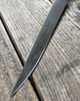 Western Heavy Fillet Knife 8" — Spalted Maple & Copper