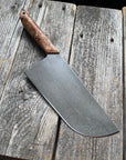 Western Cleaver 7” — Maple Burl & Brass