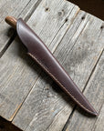 Western Heavy Fillet Knife 8" — Spalted Maple & Copper