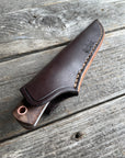 Mountain Scout Knife — Spalted Maple Burl & Copper