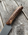 Western Heavy Fillet Knife 8" — Spalted Maple & Copper