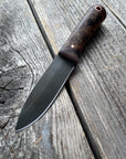 Mountain Scout Knife — Spalted Maple Burl & Copper