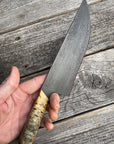 Western Chef’s Knife 7” — Buckeye Burl & Brass