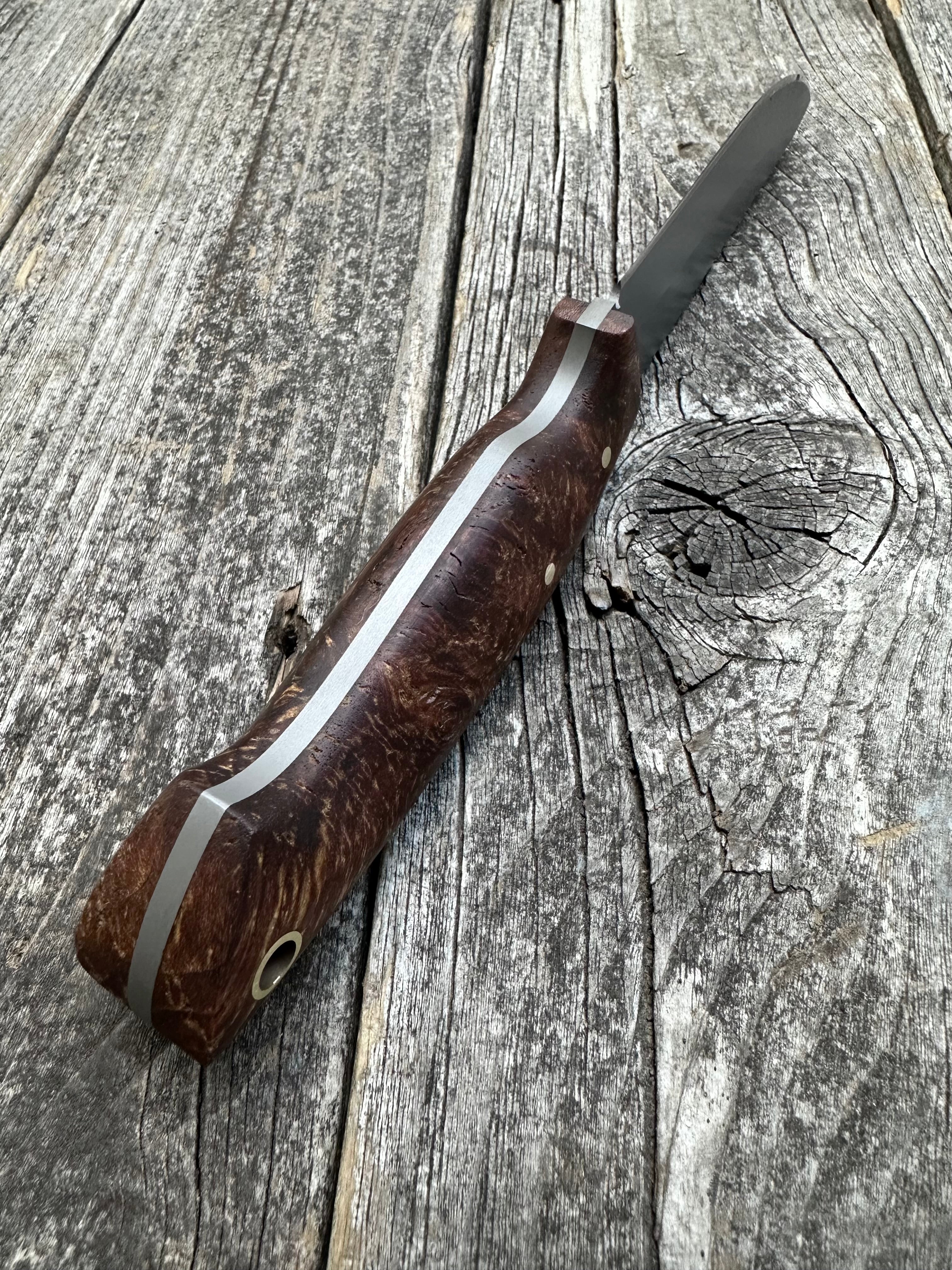 Valence Bushcrafter — Ambrosia Maple Burl & Brass