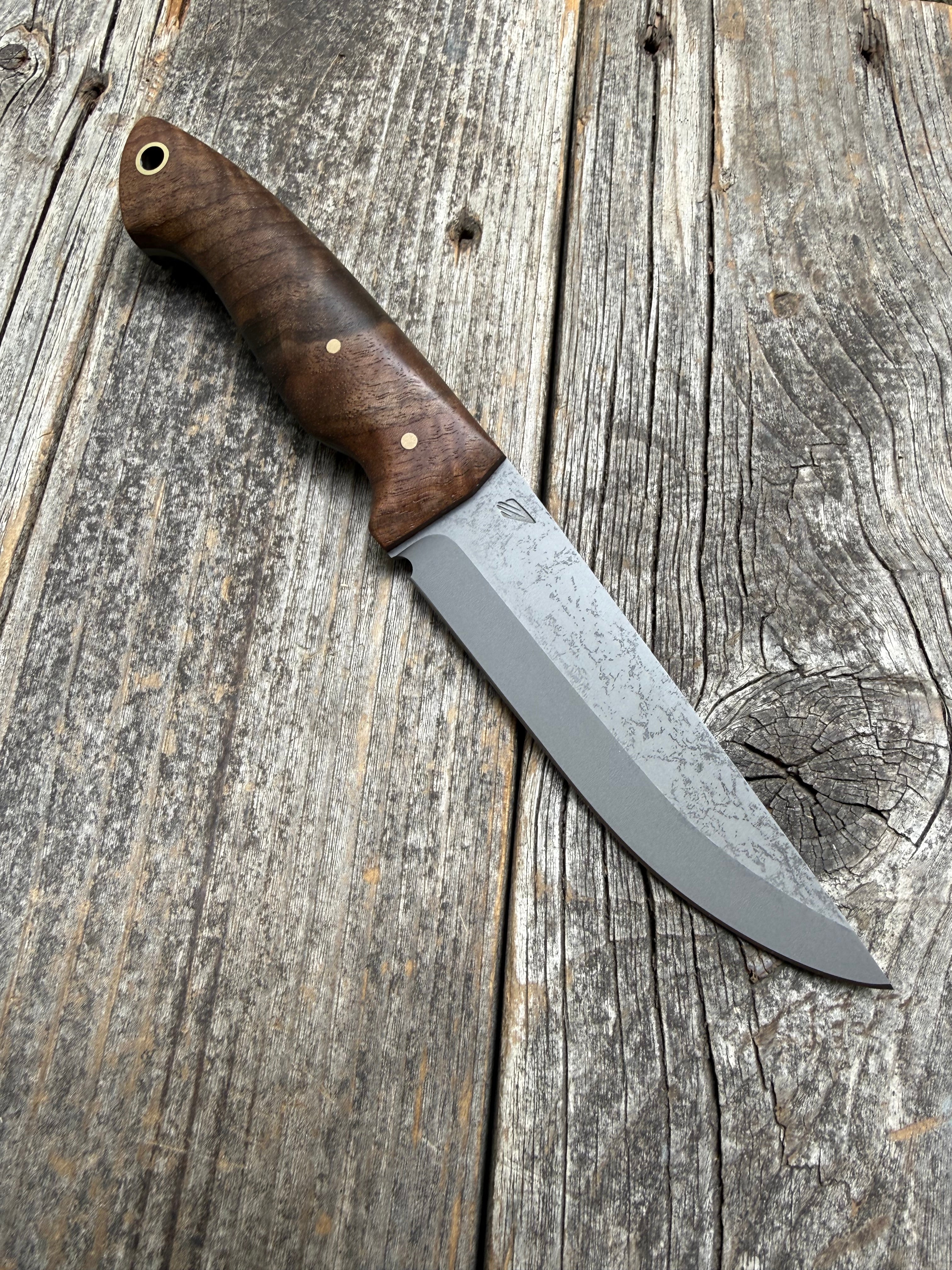 Valence Bushcrafter — Figured Walnut & Brass