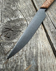Western Paring Knife 3.75" —  Maple Burl & Brass