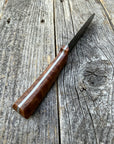 Long Scout Knife — Redwood Burl & Copper