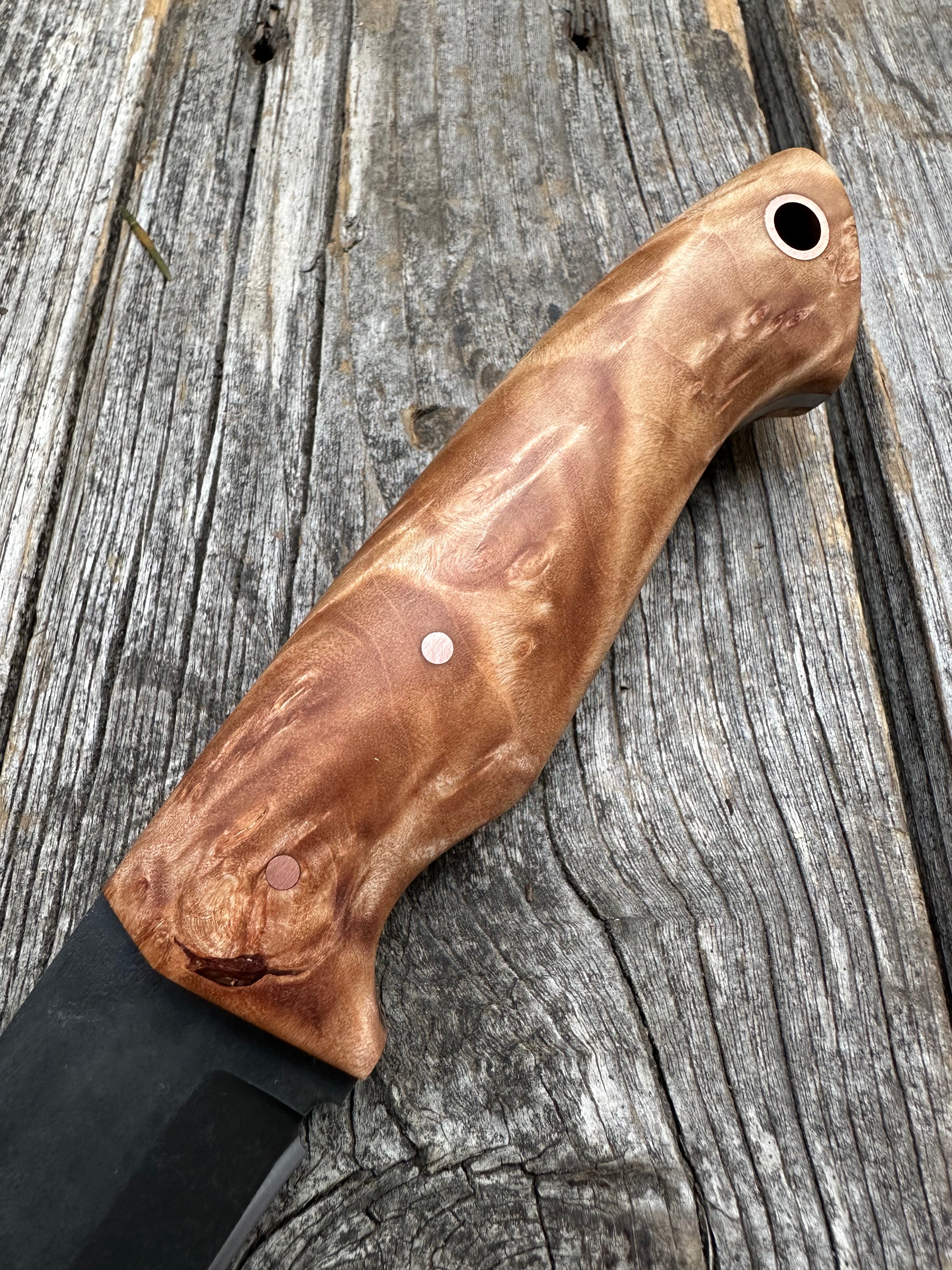 Valence Bushcrafter — Maple Burl & Copper