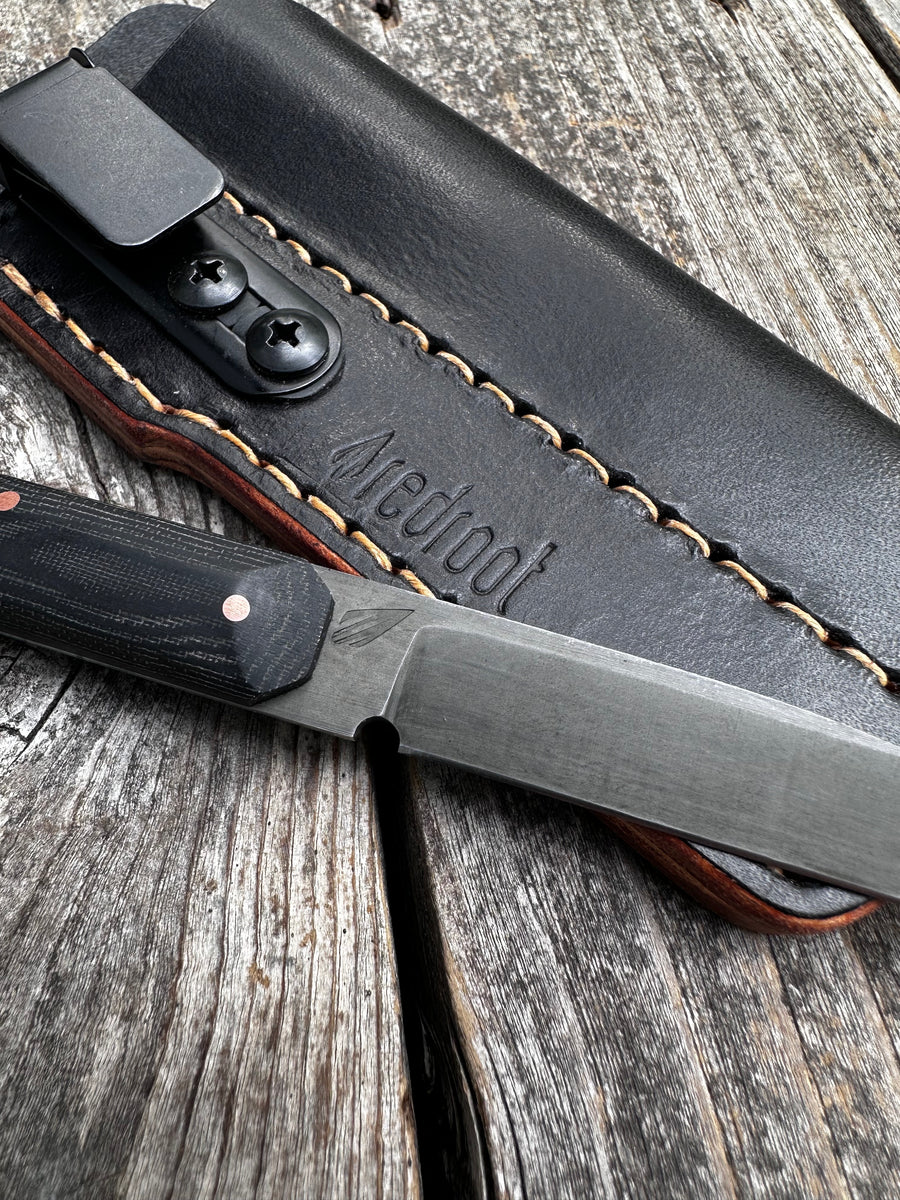 Coyote Wharncliffe — Micarta & Copper
