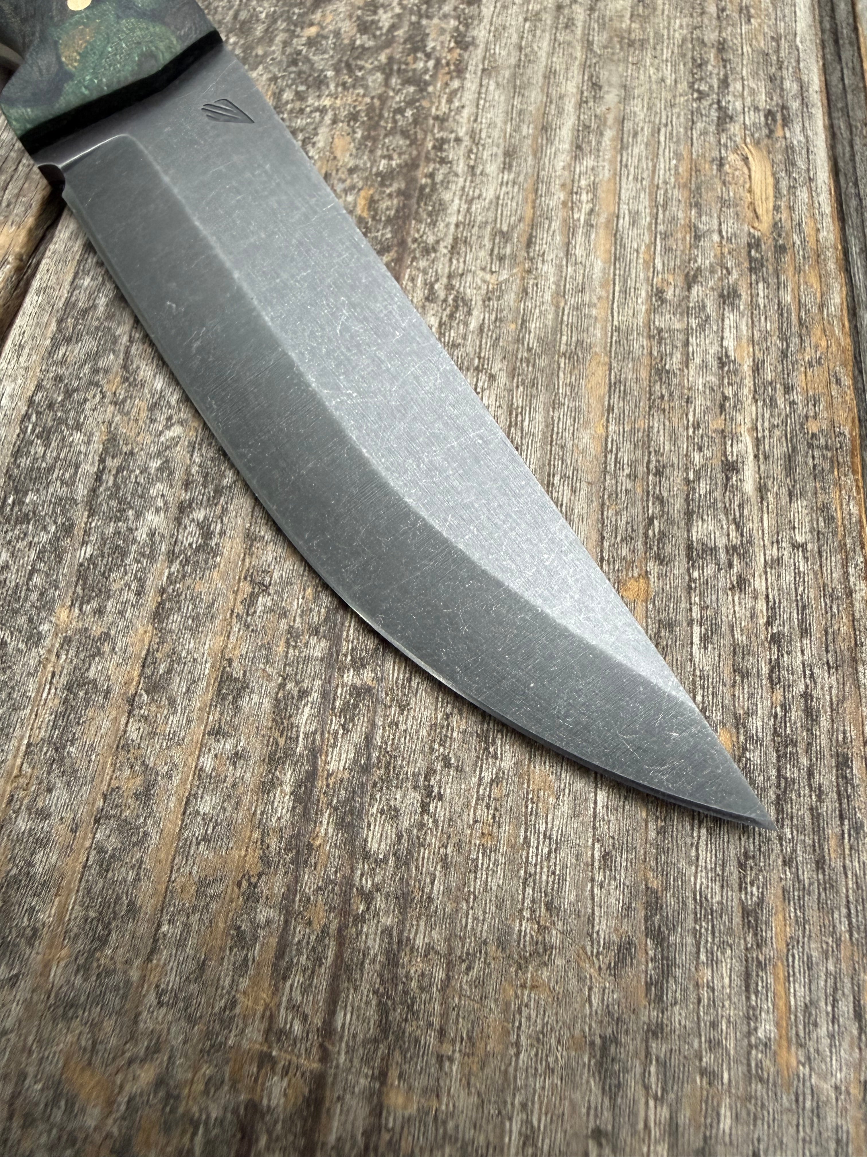 Valence Bushcrafter — Burl Micarta & Linen