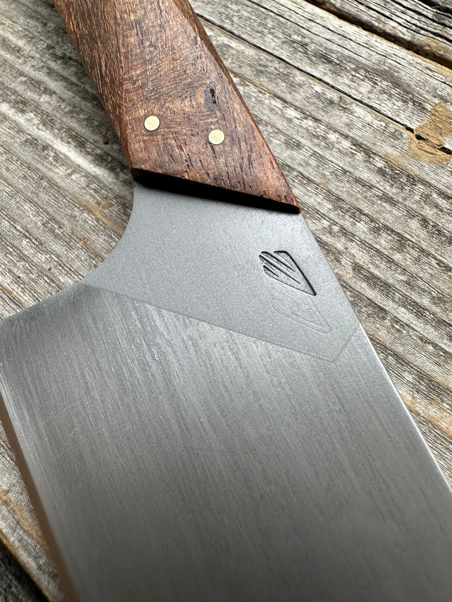 *Blem Sale* Prototype 6” Mini-Chef — Spalted Maple Burl & Brass