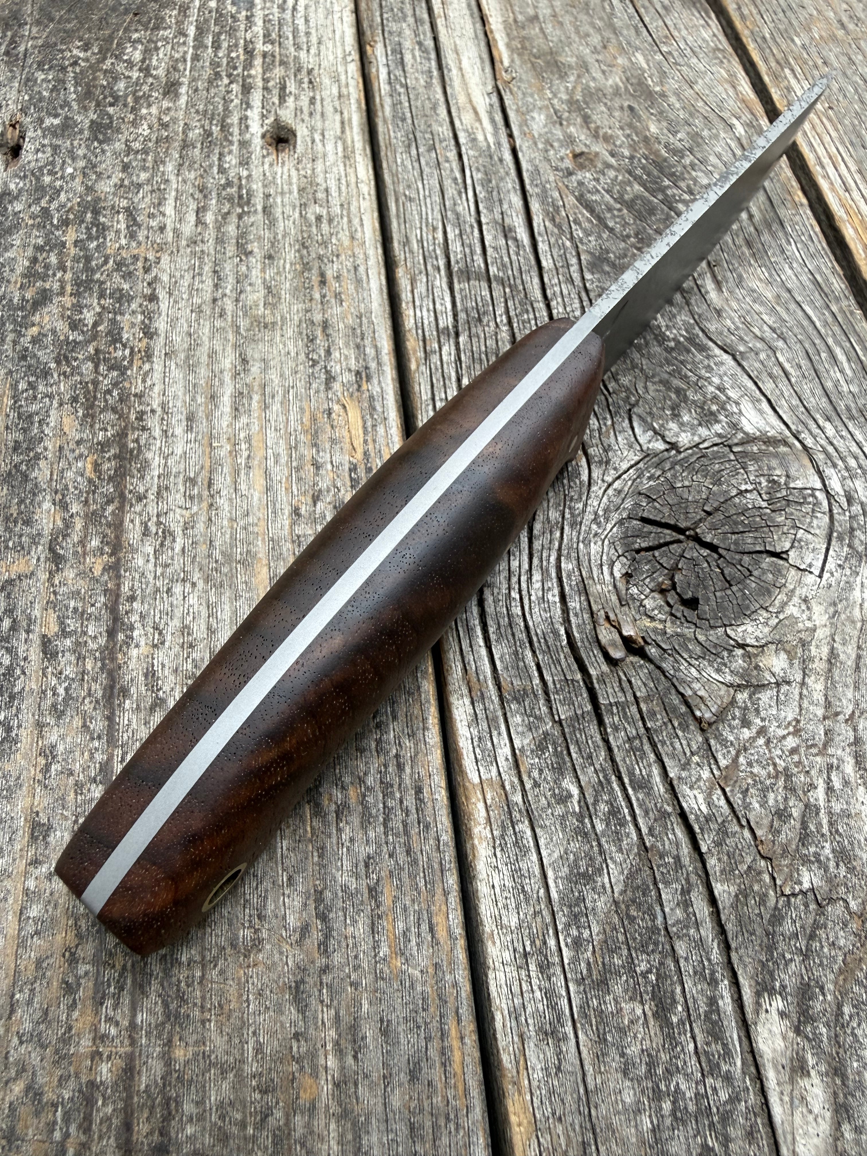 Valence Bushcrafter — Figured Walnut & Brass