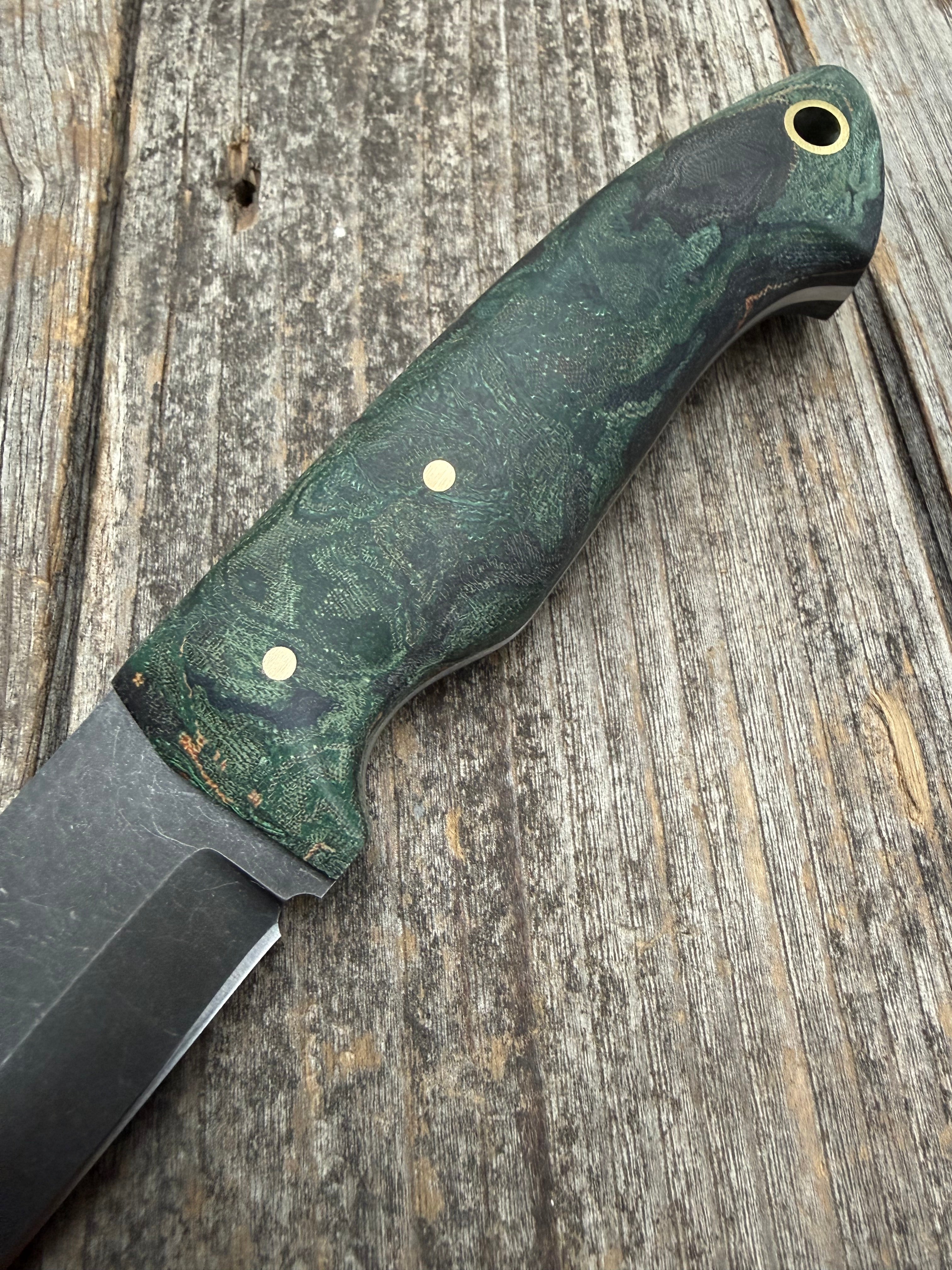 Valence Bushcrafter — Burl Micarta & Linen