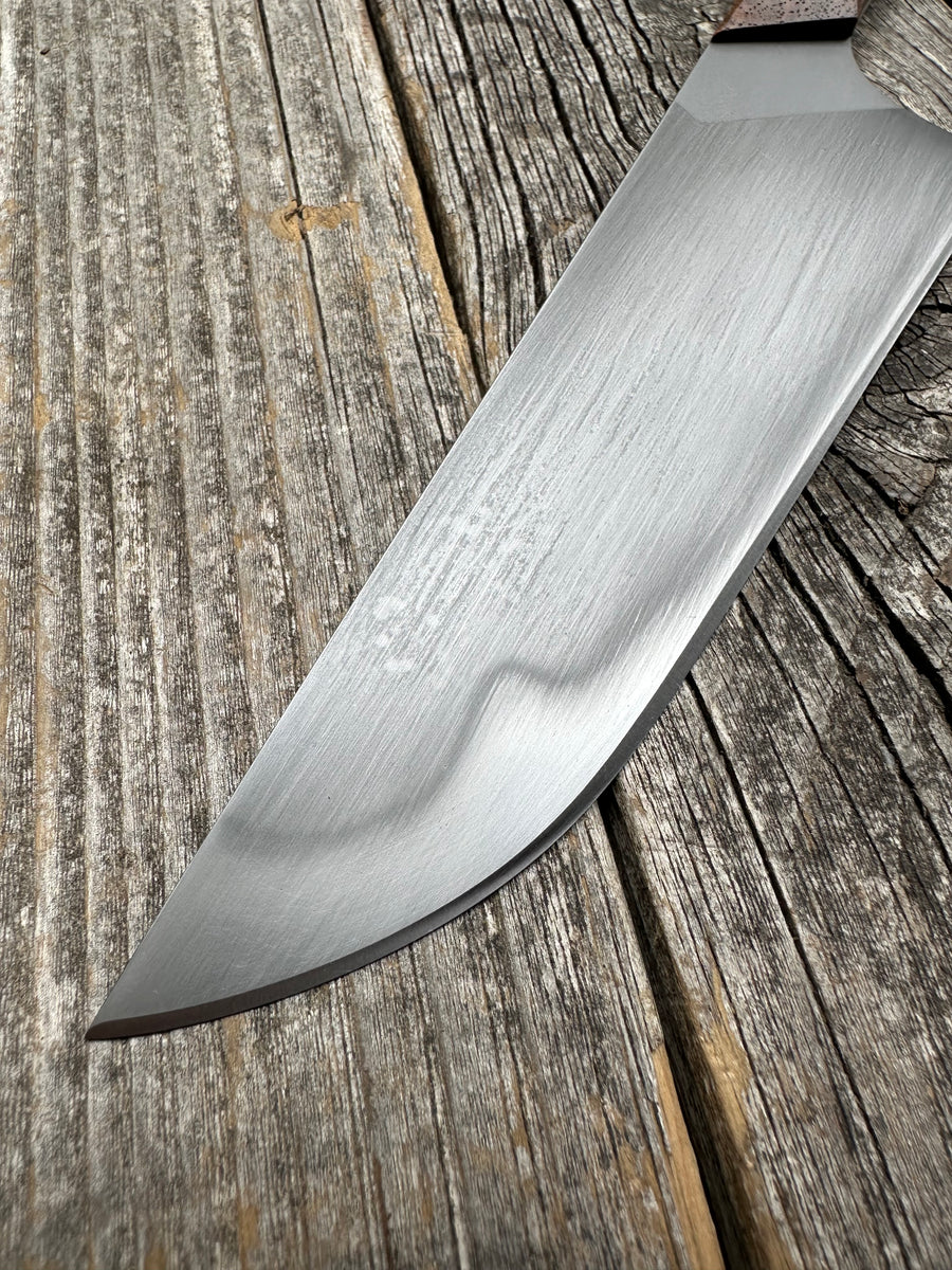 *Blem Sale* Prototype 6” Mini-Chef — Spalted Maple Burl & Brass