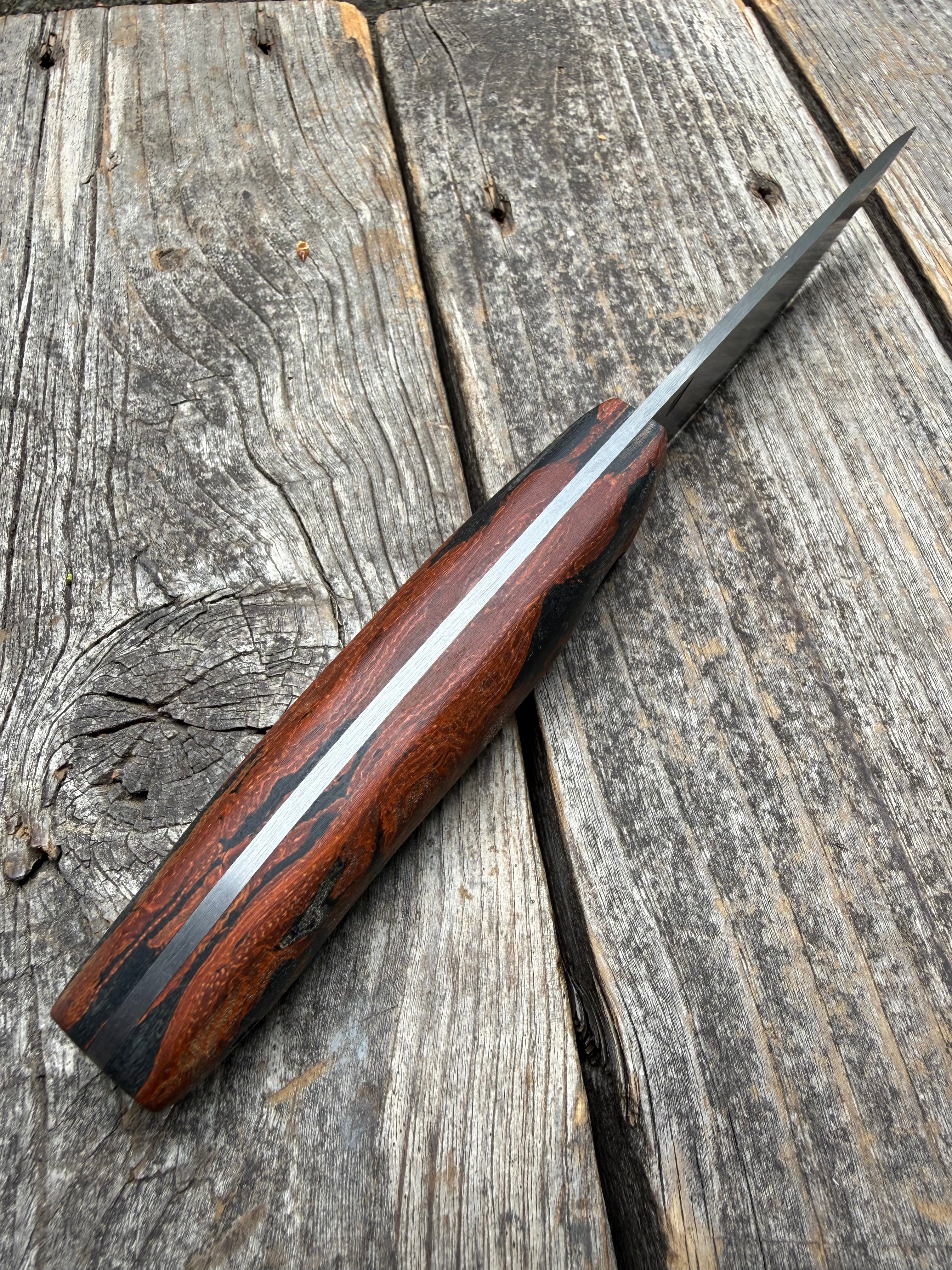 Valence Bushcrafter — Burl Micarta & Linen