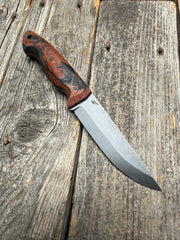 Valence Bushcrafter — Burl Micarta & Linen