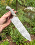 S-Ground Chef’s Knife— Buckeye Burl & Brass