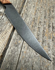 Western Paring Knife 3.75" —  Maple Burl & Brass