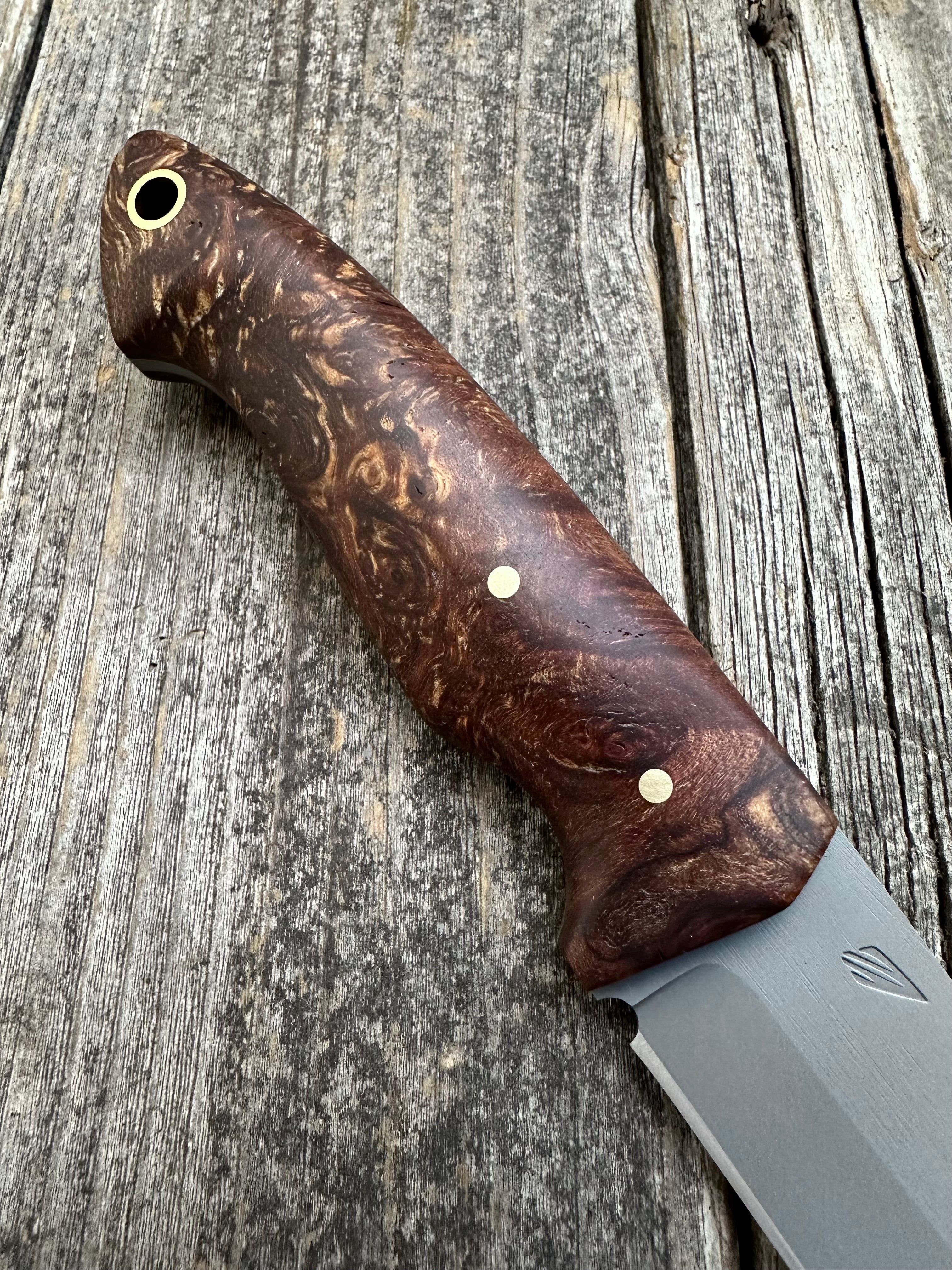Valence Bushcrafter — Ambrosia Maple Burl & Brass