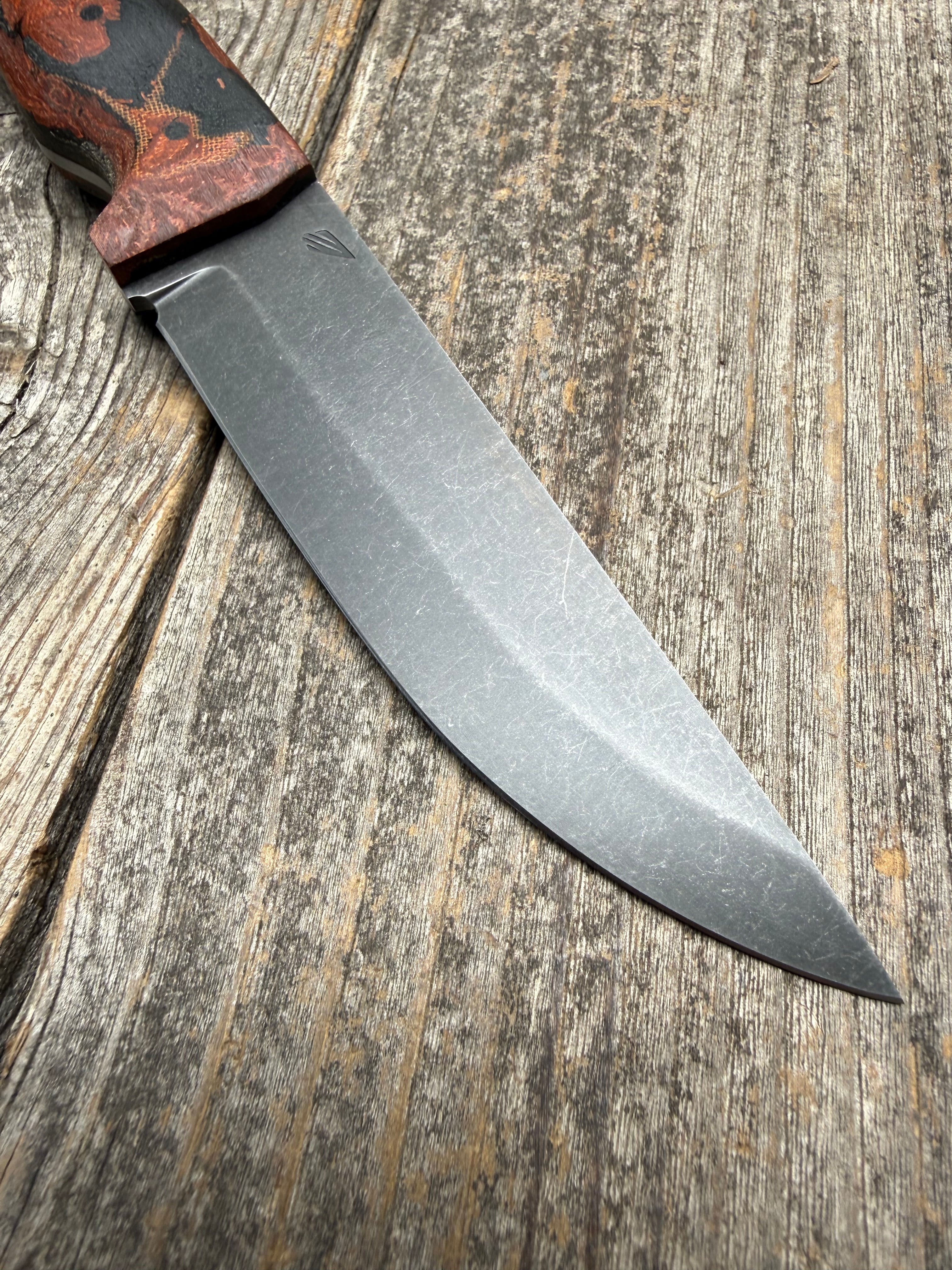 Valence Bushcrafter — Burl Micarta & Linen