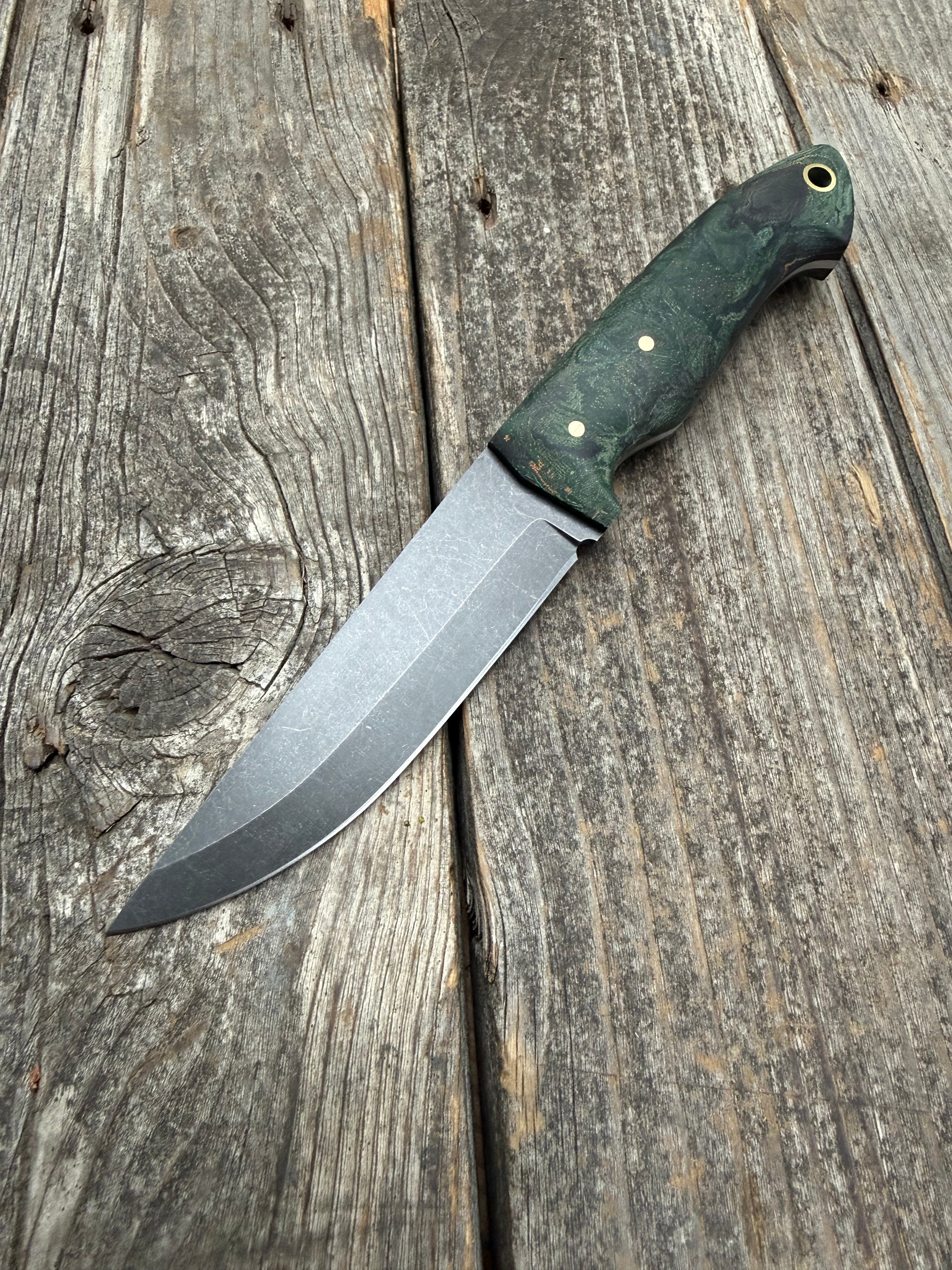 Valence Bushcrafter — Burl Micarta & Linen