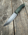 Valence Bushcrafter — Burl Micarta & Linen