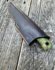 Survival Scout Knife — CPM M4 Maple Burl & Linen