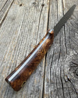 Long Scout Knife— Ambrosia Maple & Brass