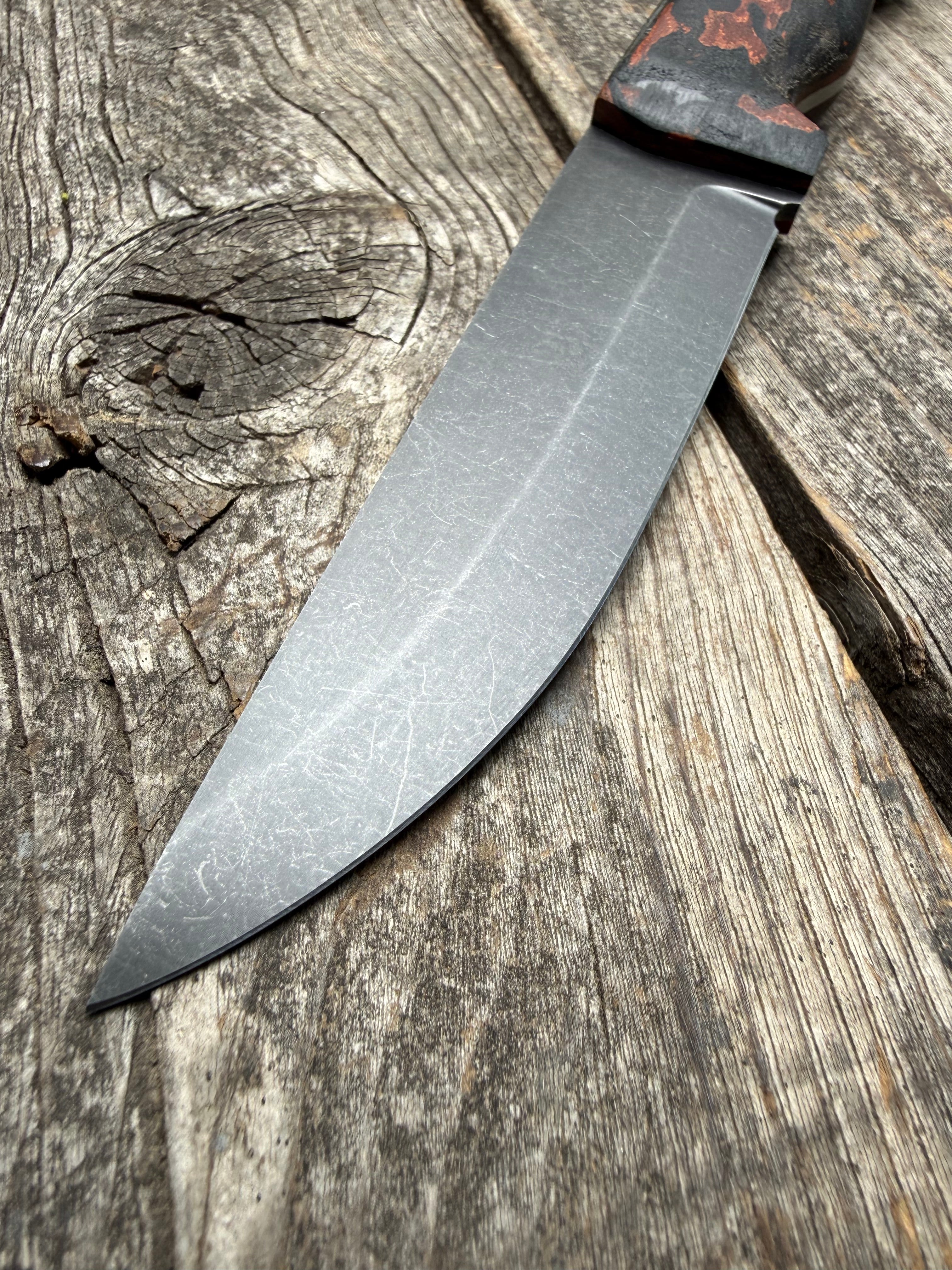 Valence Bushcrafter — Burl Micarta & Linen