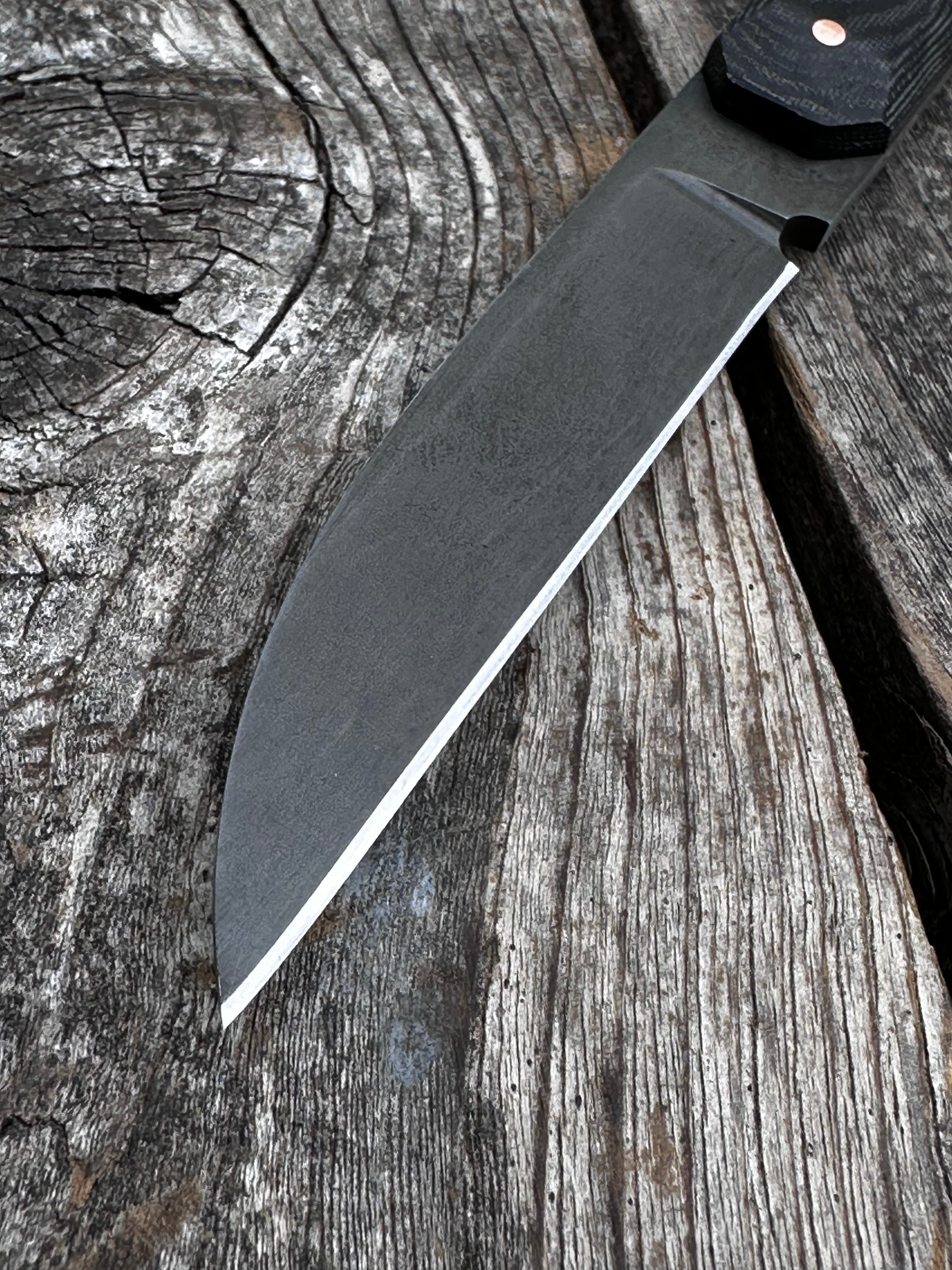 Coyote Wharncliffe — Micarta & Copper