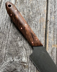 Western Kitchen Petty Knife — Walnut Burl & Copper