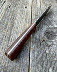 Long Scout Knife — Redwood Burl & Copper