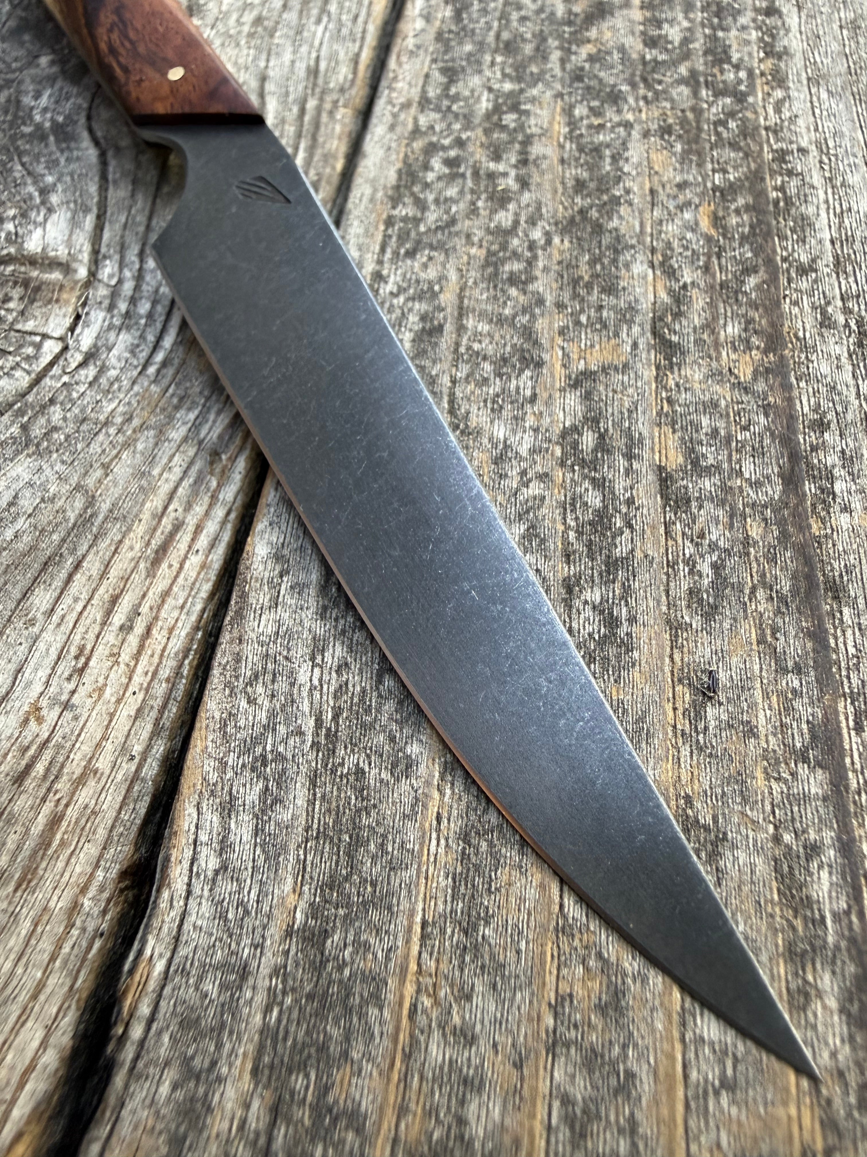 Western Paring Knife 3.75" —  Koa & Brass